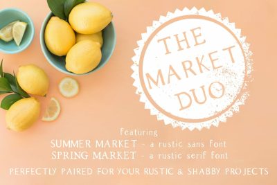 The Market Duo - Rustic Farmhouse Sans & Serif