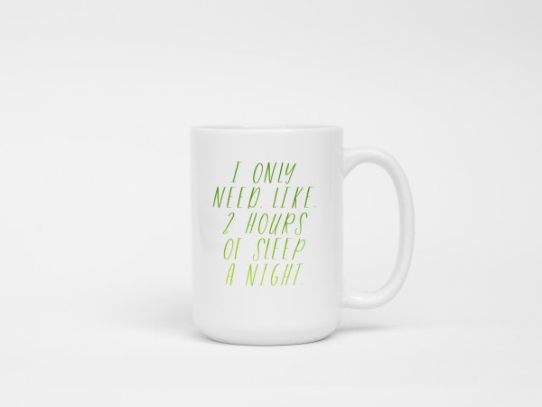 Ethanol Sans Font coffee mug