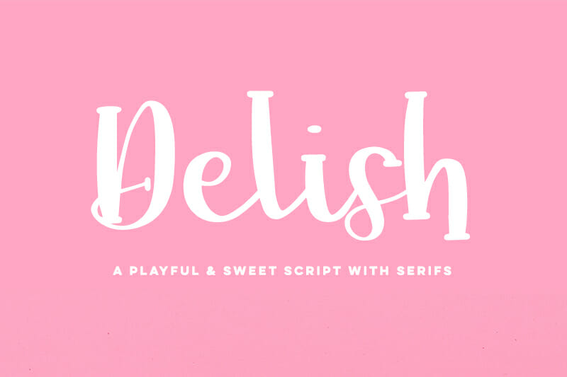 Delish Serif Script Font
