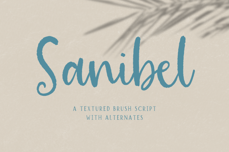 Sanibel Brush Font