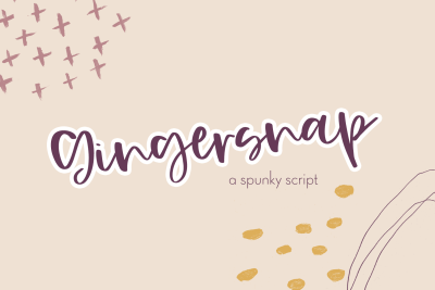 Gingersnap Script Font