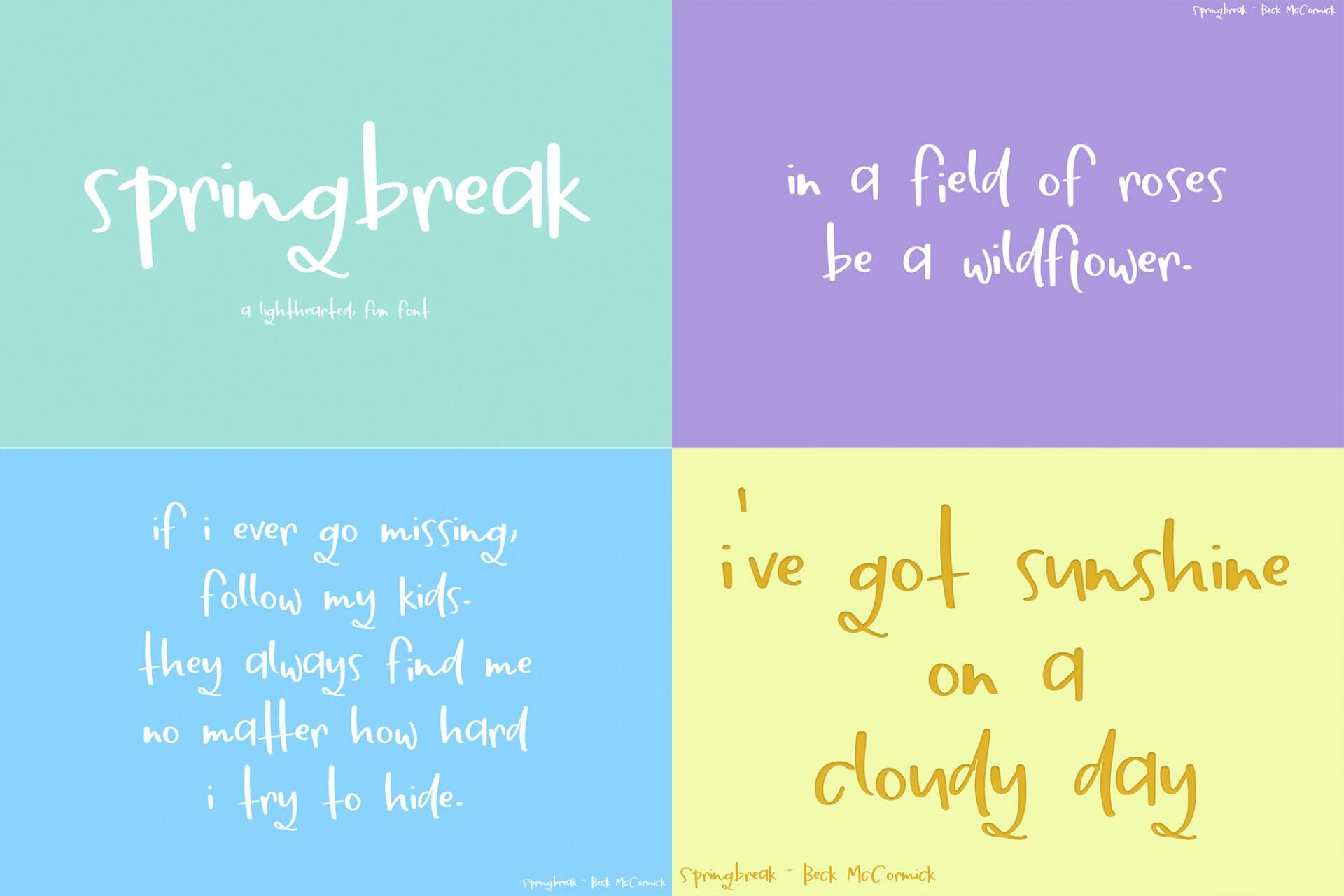 The Spring Font Bundle - Image 10