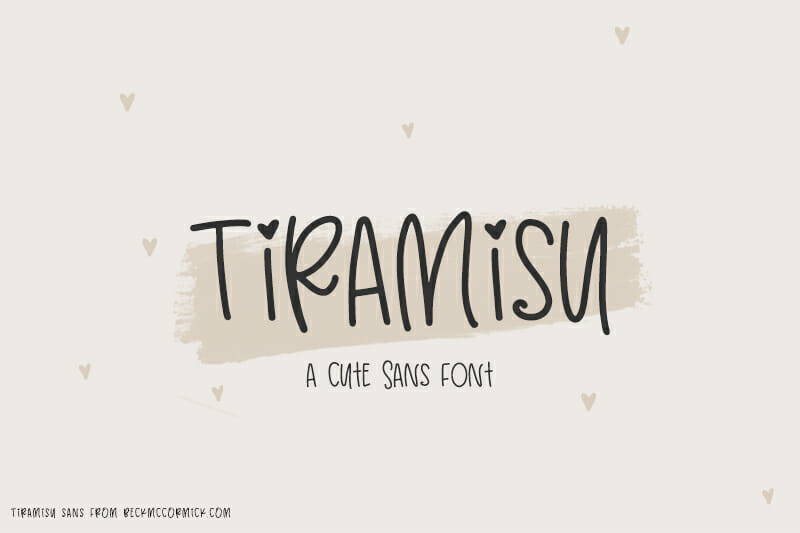 Tiramisu Sans