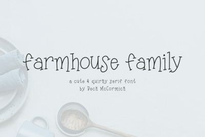 Farmhouse Family Serif Font