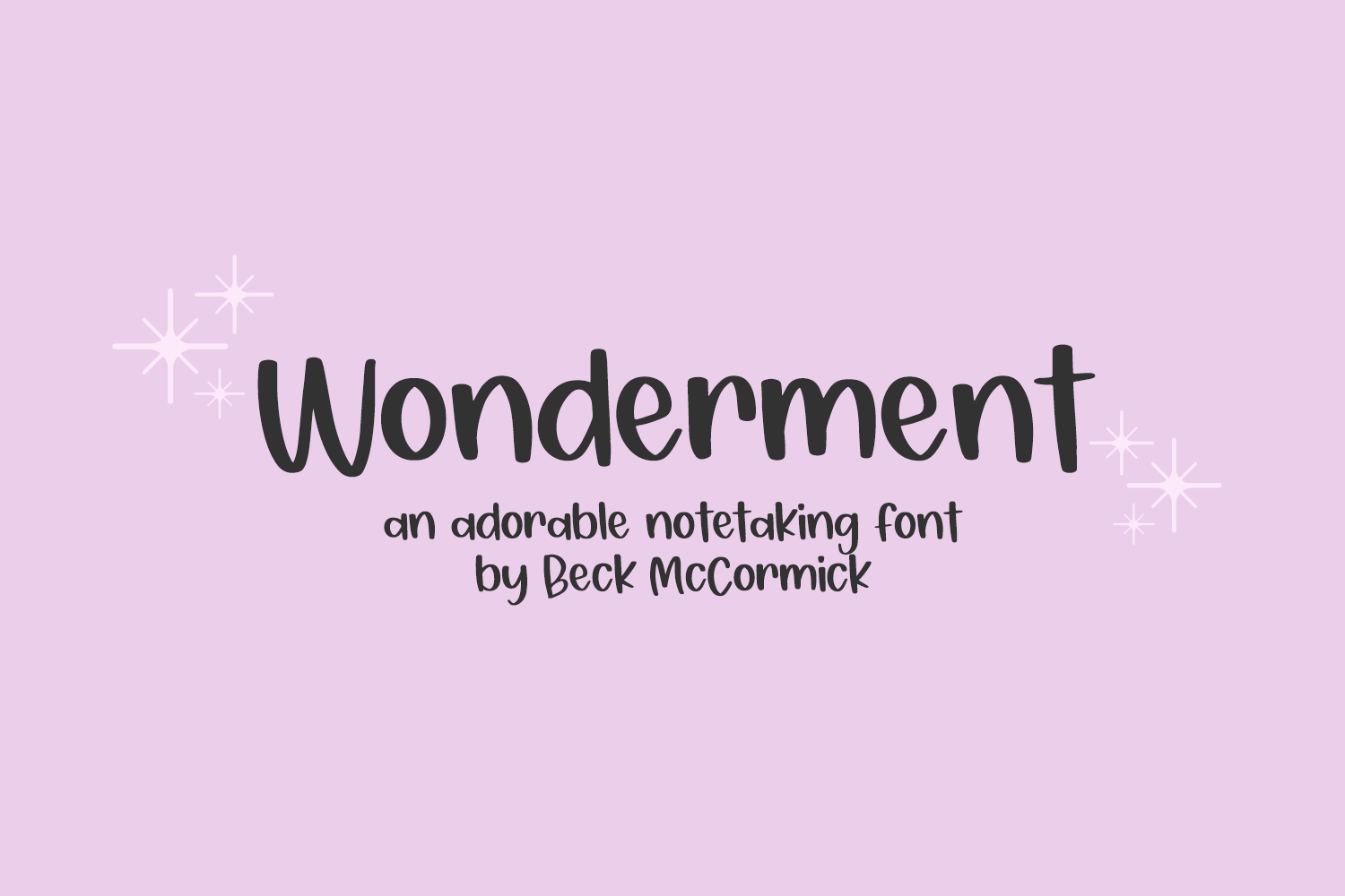 Wonderment Sans