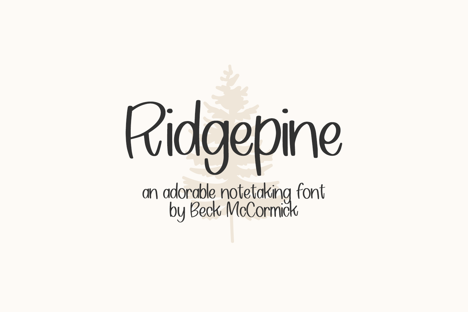 Ridgepine Sans