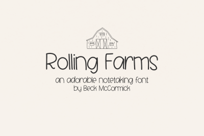 Rolling Farms Sans
