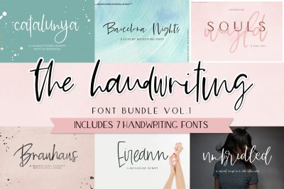 The Chic Handwriting Font Bundle
