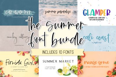 The Summer Font Bundle