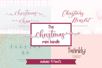 The Christmas Font Mini Bundle