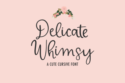 Delicate Whimsy Script