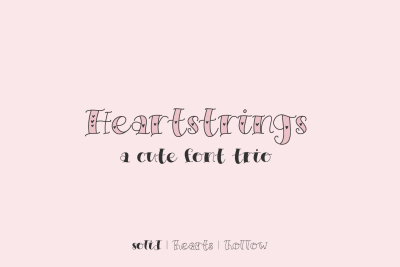 Heartstrings Serif Trio