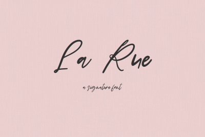 La Rue Script