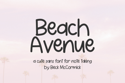 Beach Avenue Sans