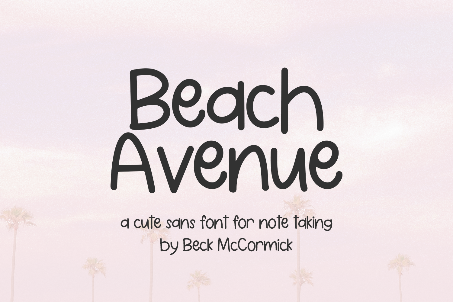 Beach Avenue Sans