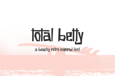 Total Betty Retro Display Font