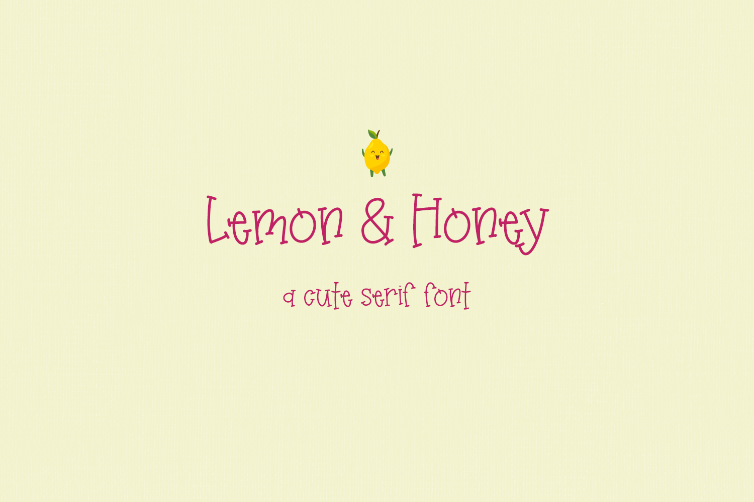 Lemon & Honey Serif