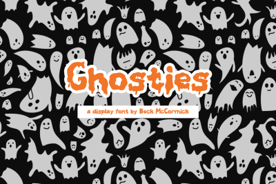 Ghosties - A Spooky Font