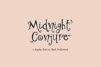 Midnight Conjure - A Halloween Display Font