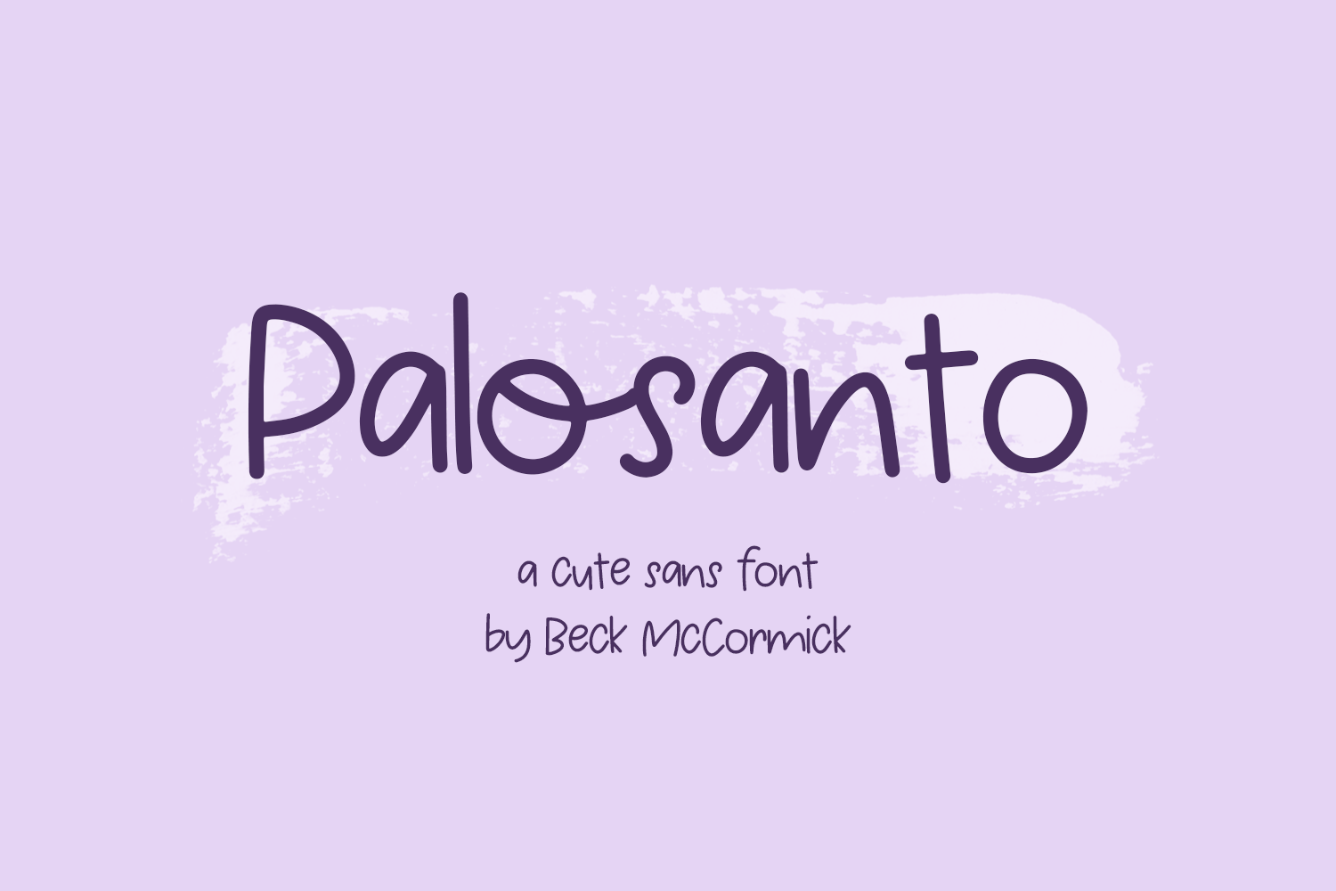 Palosanto Sans