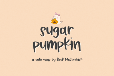 Sugar Pumpkin Sans