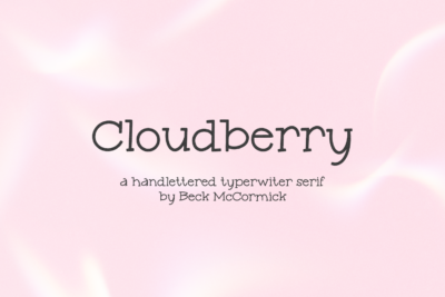 Cloudberry Typewriter Serif