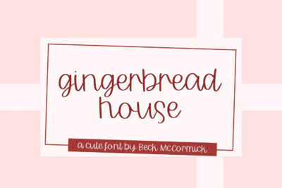 Gingerbread House Script