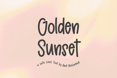 Golden Sunset Sans