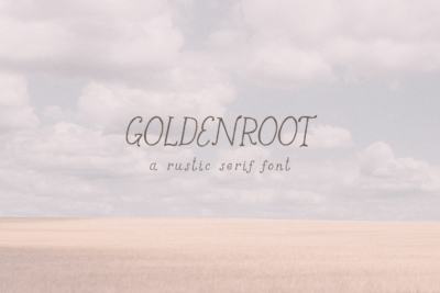 Goldenroot Serif Font
