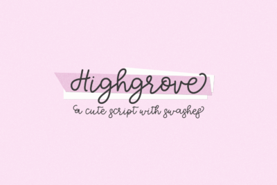 Highgrove Script