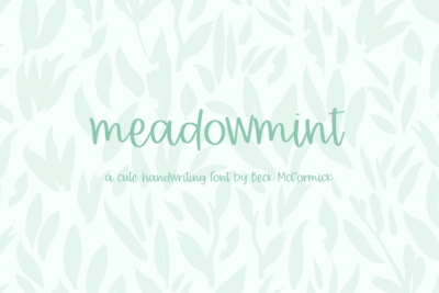 Meadowmint Script