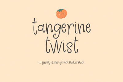 Tangerine Twist Sans