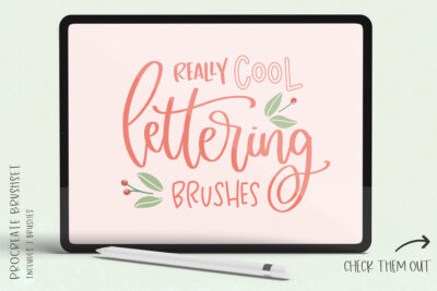Procreate Lettering Brush Bundle