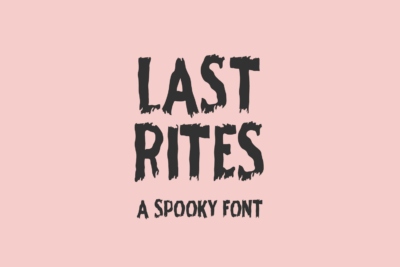 Last Rites Display Font