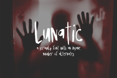 Lunatic Display Font