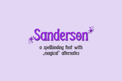Sanderson Serif Font