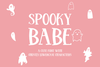 Spooky Babe Ghost Font