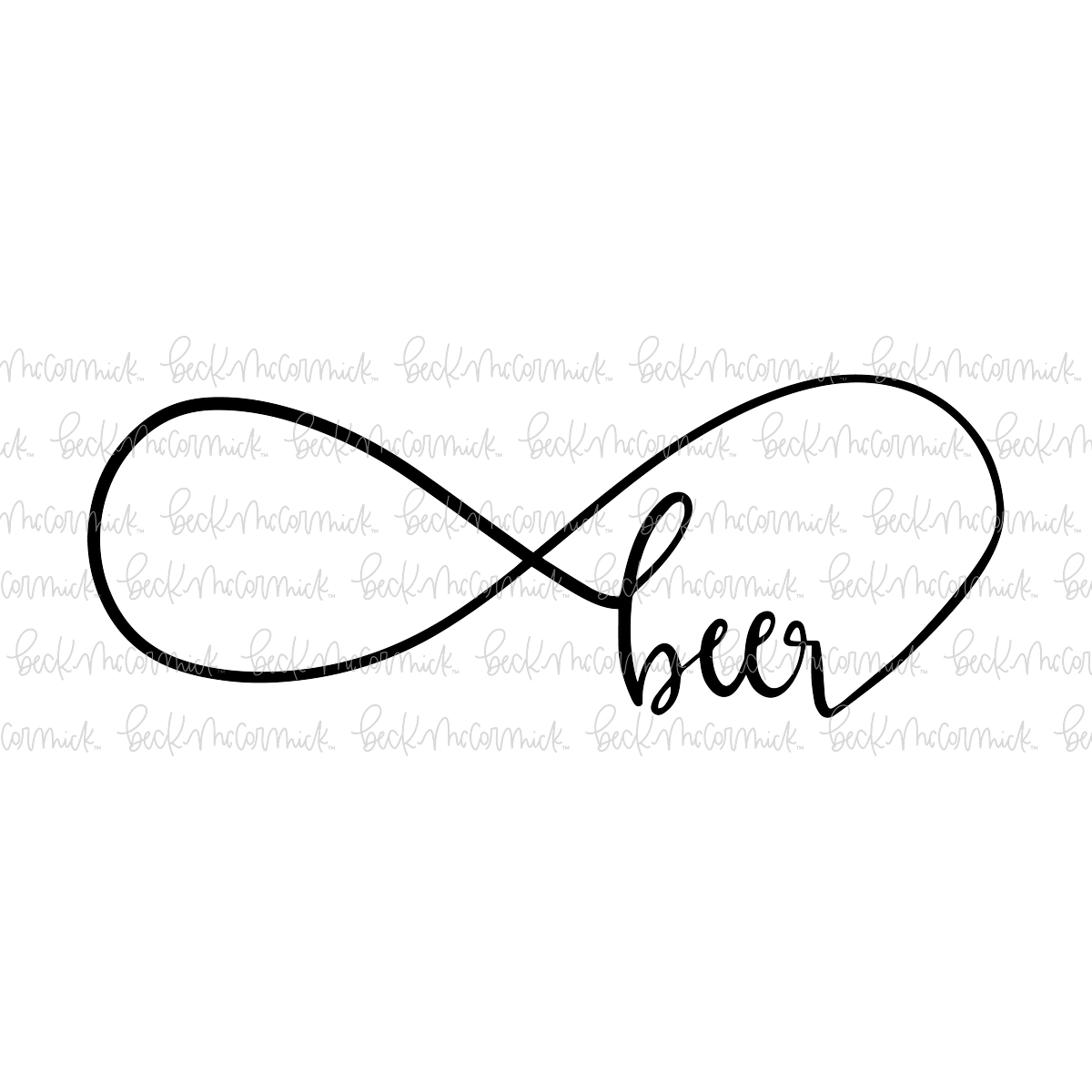 Infinite Beer - Infinity SVG File
