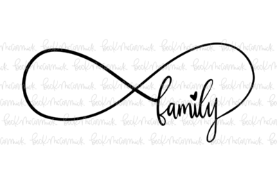 Infinite Family - Infinity SVG File