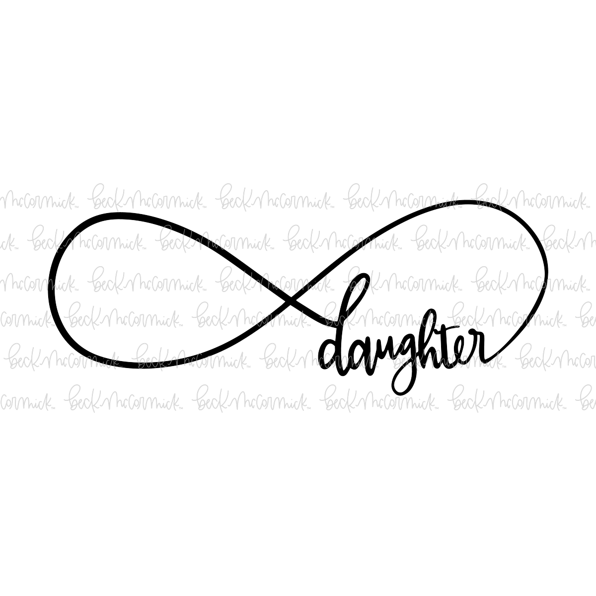 Infinity Daughter - Infinity SVG File