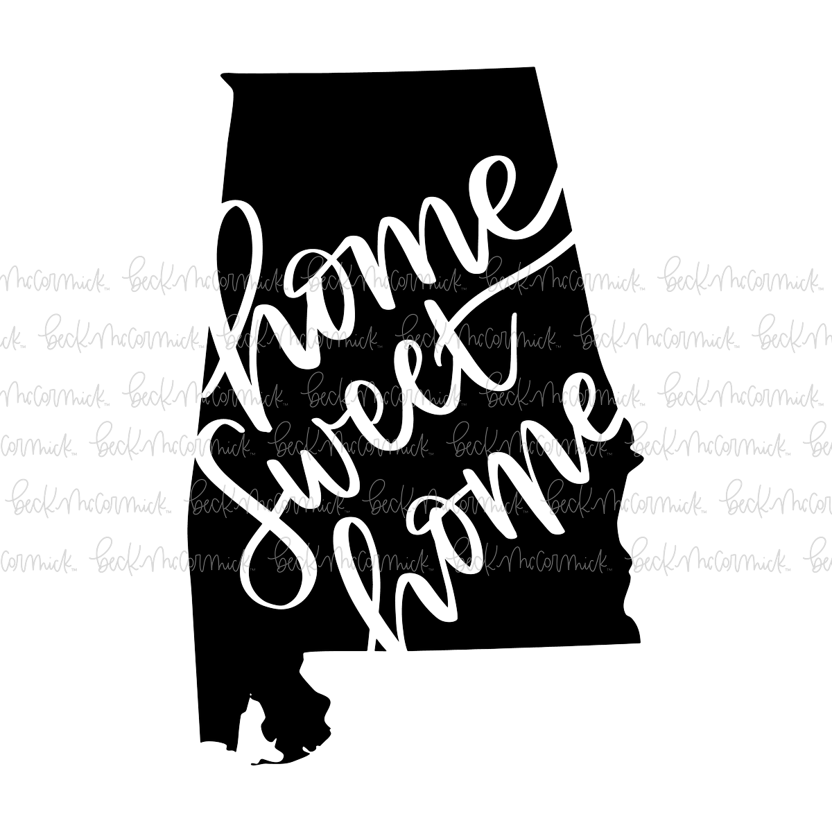 Alabama Hsh - US State SVG