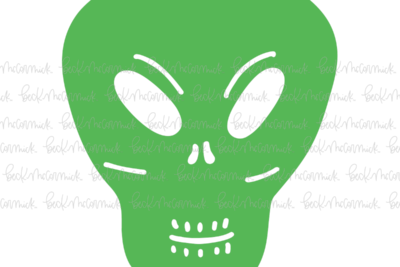 Alien Skull - Halloween SVG File