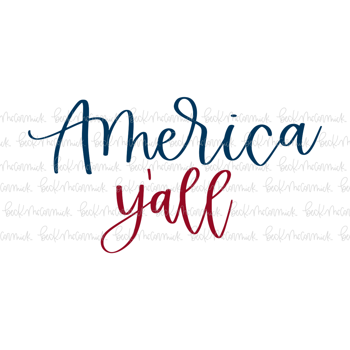 America Yall 2 - Fourth of July SVG File