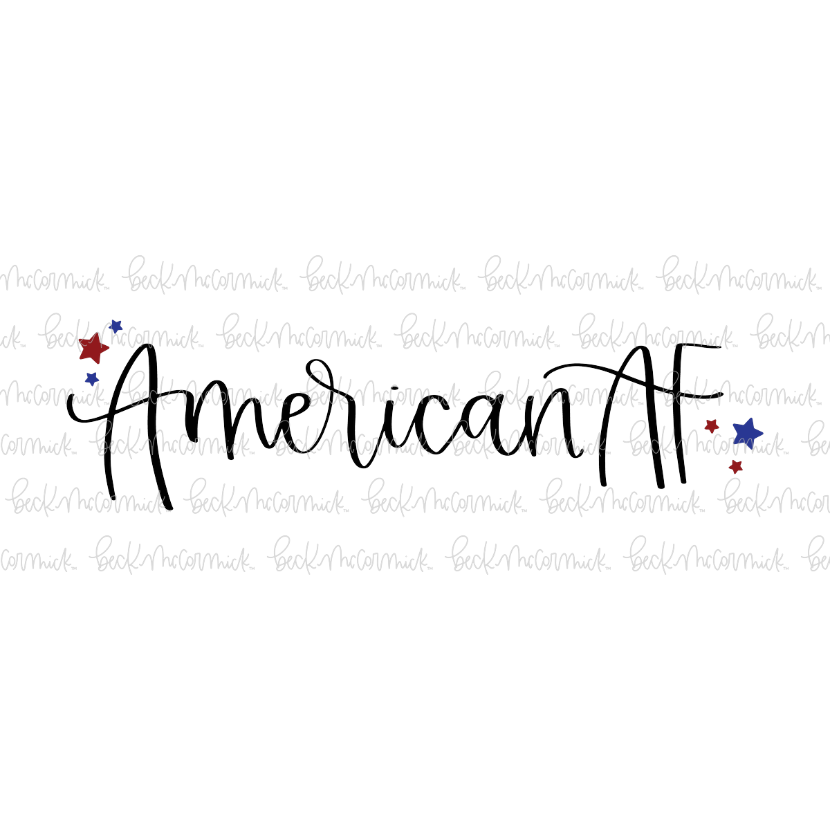 American Af 2 - Fourth of July SVG File