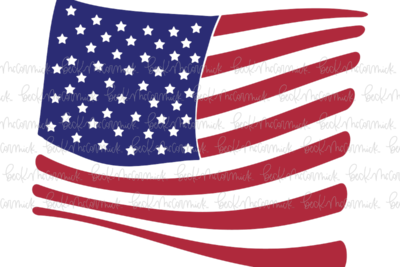 American Flag - Fourth of July SVG File