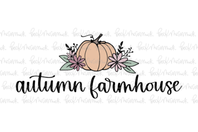 Autumn Farmhouse 2 - Farm and Homestead SVG File