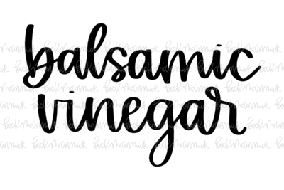 Balsamic Vinegar - Spice SVGs, Kitchen SVGs, Label SVGs