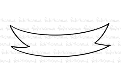 Banner Outline - Doodle SVG, Graphics