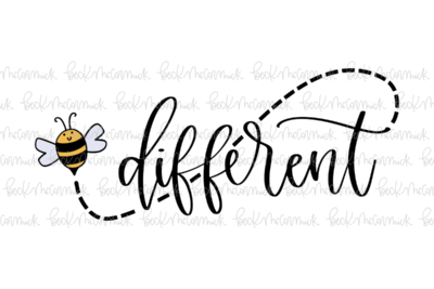 Bee Different - Easter and Spring SVG File