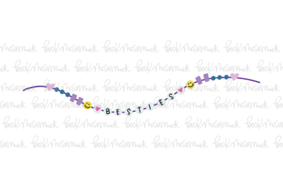 Besties Friendship Bracelet - Just Girl Things SVG File